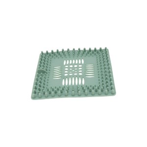 Unique Bargains Drain Strainer Square Drain Strainer TPR 5.24"x5.24" 1 Pc - 1 of 4