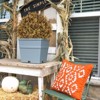 poetree 2 ft. Artificial Boxwood Fall Topiary Ball Tree Autumn Fall Decor Fake Plants Outdoor Tree 2-Pack - 2 of 4