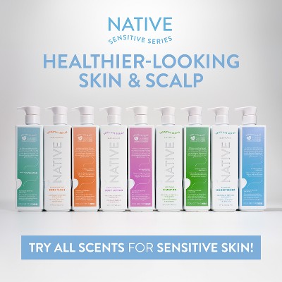 Native Sensitive Series 48H Hydrating Body Lotion - Hypoallergenic - Bare Vanilla - 18 fl oz: Bottle, Whole Body, Combination Skin
