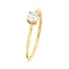 Pure Collection by Ross-Simons 0.20 Carat White Sapphire Ring in 14kt Yellow Gold - 3 of 4