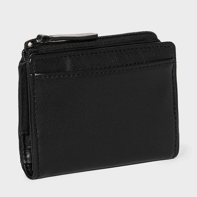Men&#39;s RFID Magnetic Duo Fold with Zip Wallet - Goodfellow &#38; Co&#8482; Black, 4 of 8
