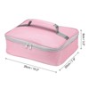 Unique Bargains Waterproof Insulated Portable Lunch Bags with Handle - 2 of 4