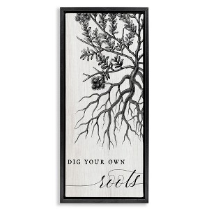 Stupell Industries Dig Your Own Roots Empowering, 15" x 31" - 1 of 4