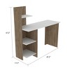 PAGED Home Office Desk 47.2" Simple Modern Writing Desk with 4-Layer Open Shelf for Office and Study for Office, Study - 4 of 4
