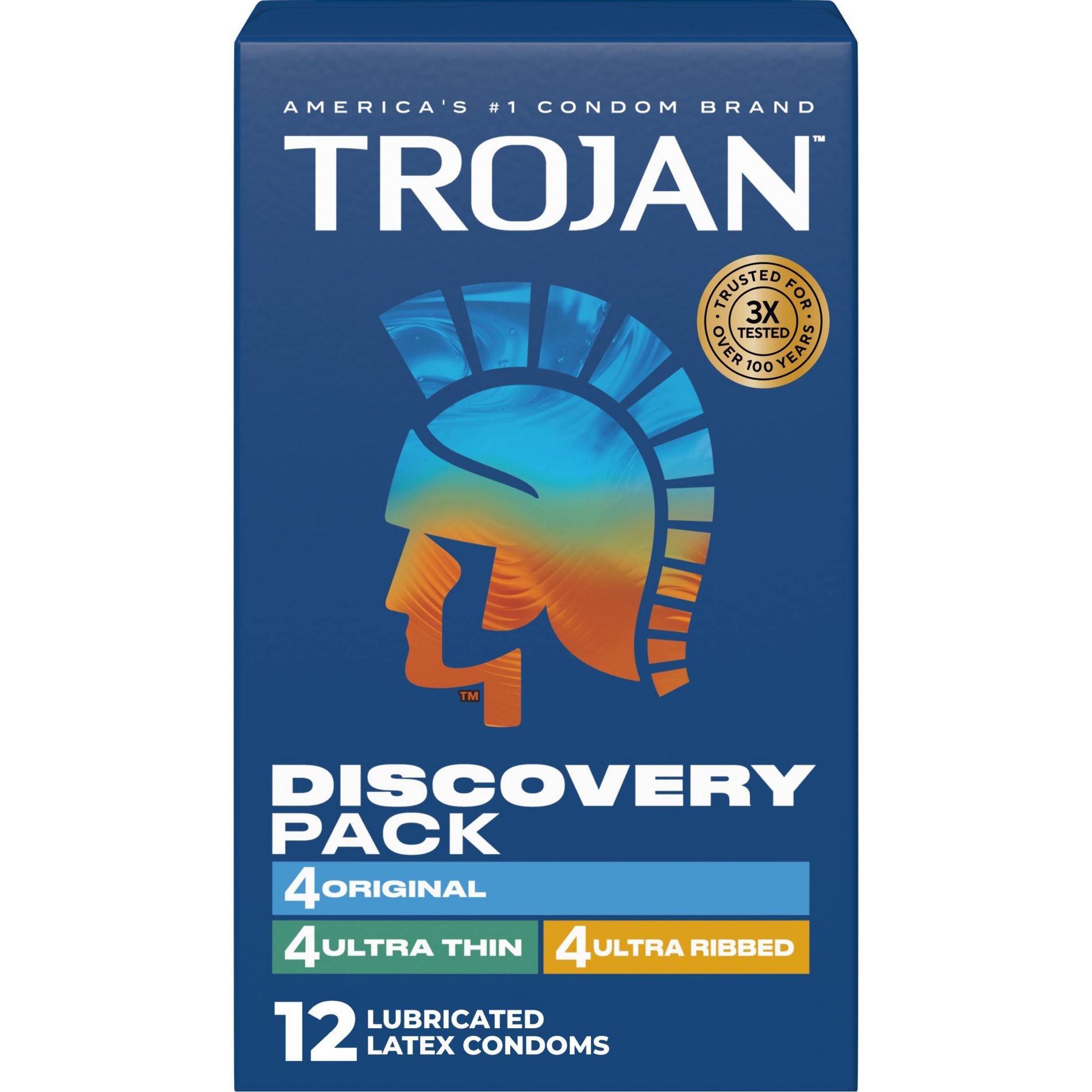 Trojan Discovery Pack Condoms - 12ct