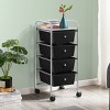 Yaheetech Drawers Rolling Storage Cart Metal Frame Plastic Drawers for Office/Home/Study - 2 of 4