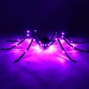 Halloween Luminous Spider Secret Room Trick Props 125cm Plush Big Spider Horror Scary Simulation Spider - 2 of 4