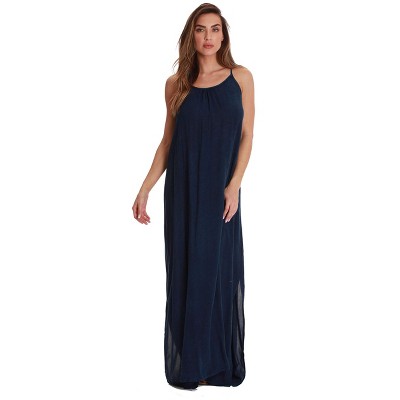 Riviera Sun Womens Tie-Dye Spaghetti Strap Open-Back Maxi Dress  Boho Beach Cover-Up & Casual Summer Sundress