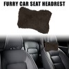 Unique Bargains Furry Car Seat Neck Pillows 1 Pc - 2 of 4