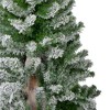 Northlight 3ct Flocked Alpine Artificial Christmas Trees 3ft, 4ft and 5ft - Unlit - 4 of 4