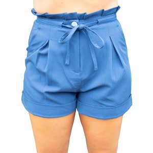 Women's Ruffle Top Short - Lauren James - 1 of 2