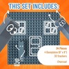 Strictly Briks Classic Stackable Baseplates, Building Bricks For Towers, Charcoal Gray, 4 Base Plates & 30 Stackers, 6x6 Inches - 3 of 4