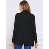 INSPIRE CHIC Women's Open Front Long Sleeve Lightweight Stretch Knit Sweater Outwear Casual Cardigans - 3 of 4