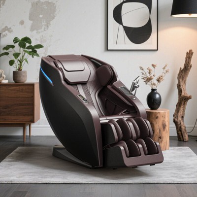 KOLIGEY Full Body Massage Chair with Air Bags, Zero Gravity, Heat Therapy, Foot Roller, Shiatsu Recliner