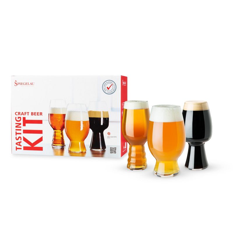 Spiegelau Craft Beer Tasting Kit Glasses, Set of 3, Lead-Free Crystal, Modern Beer Glasses, Dishwasher Safe, 4 of 7