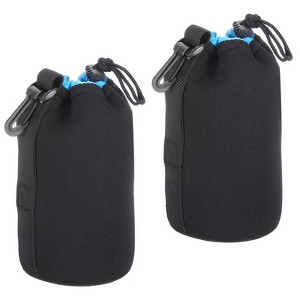 Unique Bargains Neoprene Waterproof Shockproof Wear-resistant Lens Bag 2 Pcs - 1 of 3