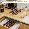 Nespresso Vertuo Coffee Pod Holders, Bamboo Pod Storage Insert for Coffee Station Countertops - 4 of 4