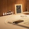 FONTOI 8 Pack Magnetic Cord Organizer, Cable Clips Holder for Nightstand, Cable Clips Wire Management, Universal Fit, White, 0.78"*0.44"*0.78" - 2 of 4