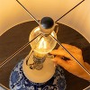 KTMBDW Chinoiserie Classic LED Table Lamp, Ceramic Vase Bedside Lamp for Bedroom, Living Room, Office, Blue & White - 4 of 4