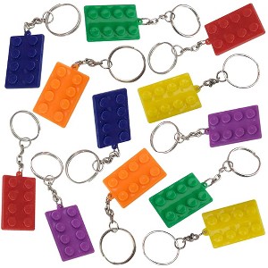 ArtCreativity Building Block Keychains (Set of 12) - 1 of 4