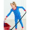 RuffleButts SoftSnooze Toddler Girls Ruffle Long Sleeve Pajama Set - 3 of 4
