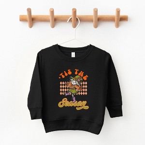 The Juniper Shop Tis The Season Scarecrow Youth Ultra-Soft Graphic Sweatshirt - 1 of 3