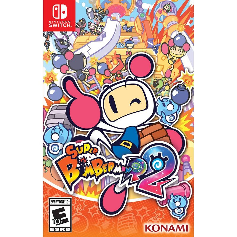 Super Bomberman R 2 - Nintendo Switch: Action-Puzzle Party Adventure, Multiplayer, 3D Level Editor, 1 of 9