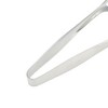 Unique Bargains Food Tongs Claw Shape Hole Ice Tongs Sugar Cube Clip Food Tong Dishwasher Safe 304 Stainless Steel 5 Inch 1Pcs - 3 of 3