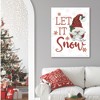 Courtside Market Let it snow Gnome 20x24 Gallery-Wrapped Canvas - 2 of 4