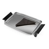 Nambe Circa 18" Rectangular Tray, Stainless Steel with Black Resin Handles, Serving Tray for Everyday Entertaining and Dining - 4 of 4
