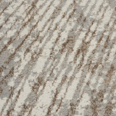 Gray and Gold Abstract 8' x 10' Synthetic Area Rug
