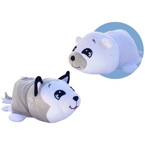 FlipaZoo Mushmillow Powers Polar Bear to Hero Husky Plus Bonus Baby FlipaZoo - 1 of 4