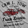 Cam L Tow Truck Service Adult Hoodie Funny Sarcastic Adult Joke Hooded Sweatshirt - Crazy Dog Hoodie - 2 of 4