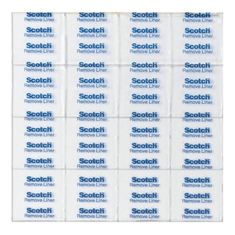 Scotch 35ct Removable Clear Mounting Squares, 2 of 12