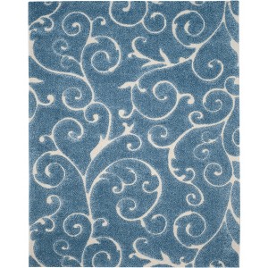 Florida Shag SG455 Power Loomed Area Rug  - Safavieh - 1 of 4