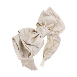 Unique Bargains Women's Bow Wide Headbands 1 Pc - 1 of 4