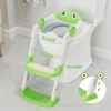 Potty Training Seat with Step for Toddlers, Anti-Slip Safe Pads, Adjustable Height, Ladder Stool   green - 4 of 4