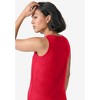 ellos Women's Plus Size Knit Henley Tank - 3 of 4