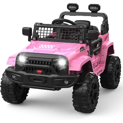 12V Electric Ride Car for Kids with Remote Control,Music Player, Spring Suspension