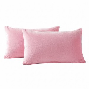 LISM Faux Fur Pillow Cases Set of 2 - 1 of 4