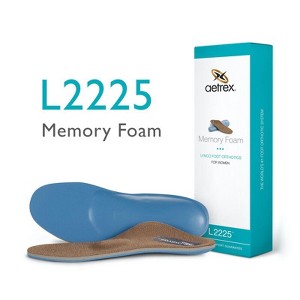 Aetrex Women's Memory Foam Posted Orthotics W/ Metatarsal Support - 1 of 4