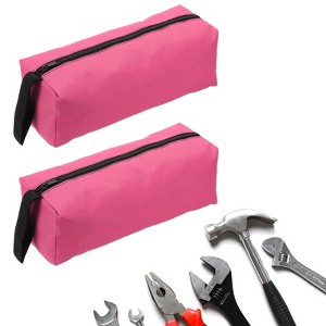 Unique Bargains Oxford Cloth Multi-Purpose Organizing Zipper Electrician Tool Bags 2 Pcs - 1 of 4