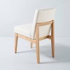 Upholstered Natural Wood Slipper Dining Chair - Hearth & Hand™ with Magnolia - 4 of 4