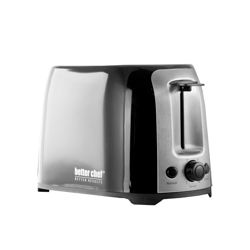 Better Chef Cool Touch Wide-Slot Toaster in Black, 2 of 6