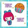 GirlZone Diamond Gem Art Kit, Diamond Art Kit to Make Diamond Art for Kids with Gem Stickers and Diamond Stickers - 3 of 4