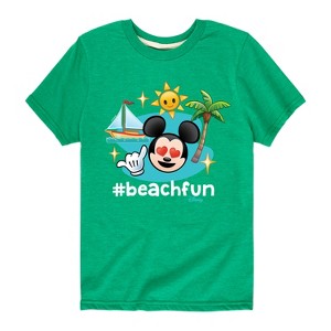 Boys' - Disney - Beach Fun Short Sleeve Graphic T-Shirt - 1 of 4