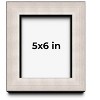 PosterPalooza | Photo Size Minimalist Shadow Box Silver Picture Frame - UV Acrylic, Backing, Hanging Hardware - 2 of 4