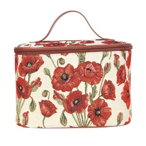 Signare USA Poppy Red Toiletry Vanity Bag - 1 of 4