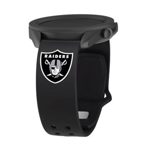 NFL Las Vegas Raiders Samsung Watch Compatible Silicone Sports Band  
 - 1 of 4