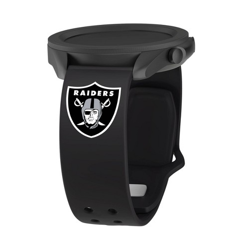 NFL Las Vegas Raiders Samsung Watch Compatible Silicone Sports Band  
 - image 1 of 4